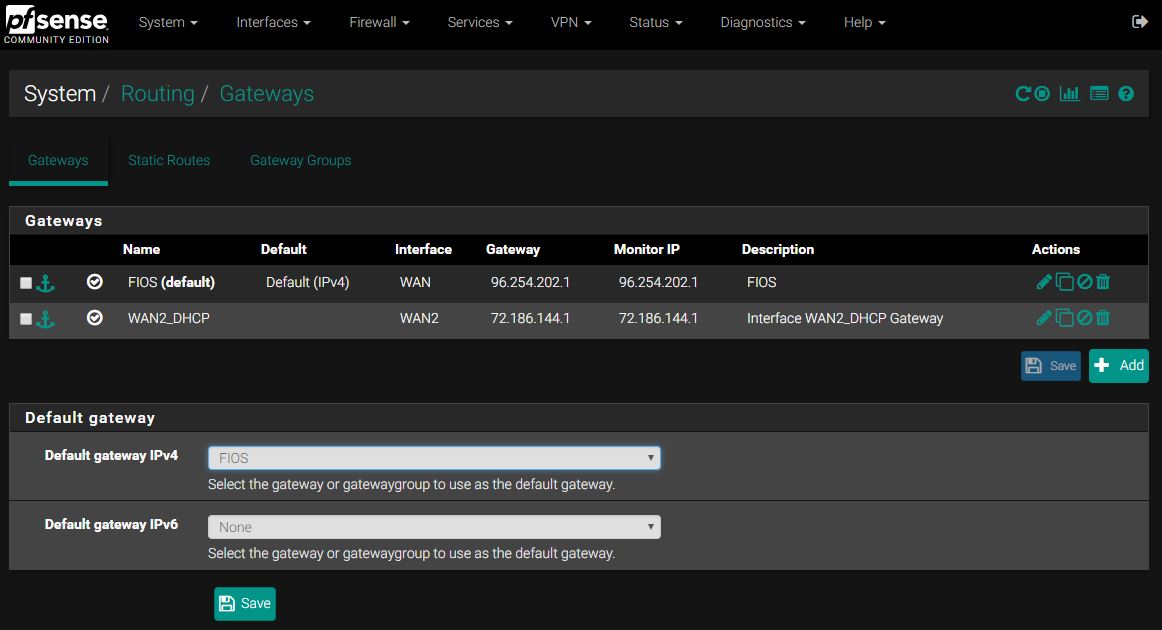 Bug 9004 Default gateway IPv4 set to a group fails after restart on 2